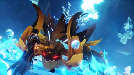 Genshin - Azhdaha Cryo Form