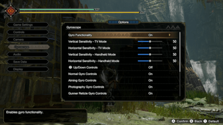 MH Rise - Bow Gyroscope