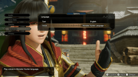 Monster Hunter Rise - Settings