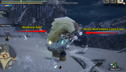 MH Rise - Position Behind Goss Harag