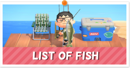 List of Fish, Sell Prices, and Shadow Size | ACNH - Animal Crossing