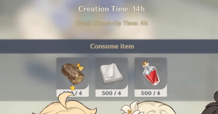 Genshin - Furniture Crafting Materials