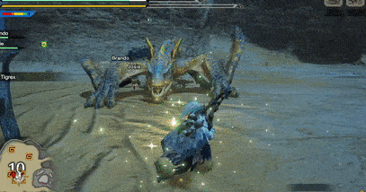MH Rise - Tigrex Leap Attacking