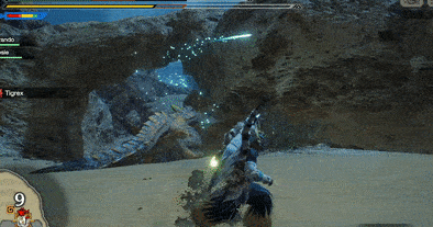 MH Rise - Tigrex Boulder Hurl