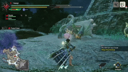 MH Rise - Pukei-Pukei Tongue Whipping a Hunter