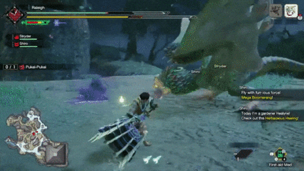 MH Rise - Pukei-Pukei Rushing a Hunter
