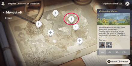 Genshin - Mondstadt Whispering Woods - Iron Chunk Expedition