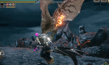 MH Rise - Rathalos Flame Streak