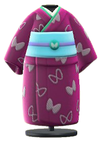 ACNH - Butterfly Visiting Kimono Image