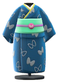 ACNH- Butterfly Visiting Kimono Image