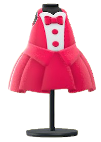 ACNH - Chic Tuxedo Dress Image