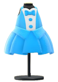 ACNH - Chic Tuxedo Dress Image