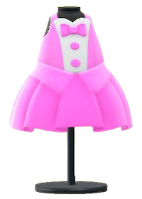 ACNH- Chic Tuxedo Dress Image