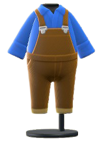 ACNH- Denim Overalls Image