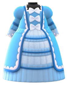 ACNH- Fashionable Royal Dress Image