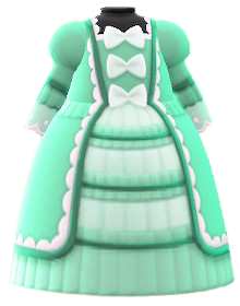 ACNH - Fashionable Royal Dress Image