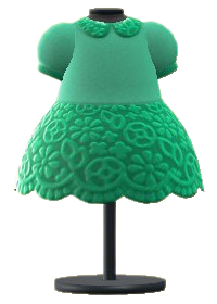 ACNH - Floral Lace Dress Image