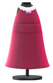 ACNH- Full-Length Dress With Pearls Image