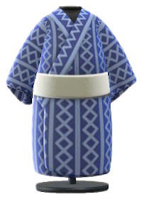 The Dark Blue version of Kabuki-Actor Yukata