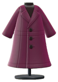 ACNH- Long Pleather Coat Image