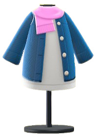 ACNH- Long Denim Cardigan Image