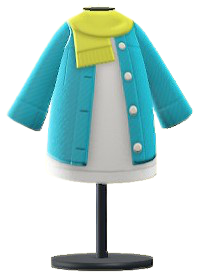 ACNH - Long Denim Cardigan Image