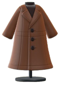 ACNH - Long Pleather Coat Image