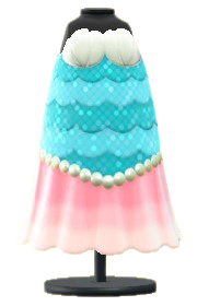 ACNH - Mermaid Fishy Dress Image