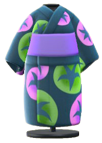 The Dark Blue version of Morning-Glory Yukata