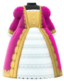 The Ruby Red version of Noble Dress