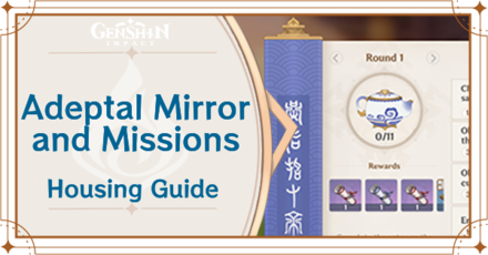 Genshin Impact - Adeptal Mirror and Missions