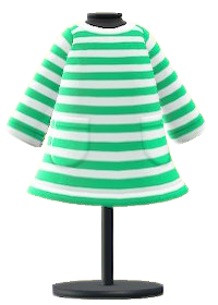 ACNH - Striped Dress Image