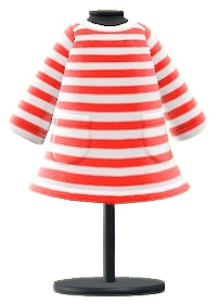 ACNH - Striped Dress Image