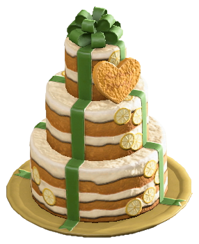 ACNH - The Garden version of Wedding Cake