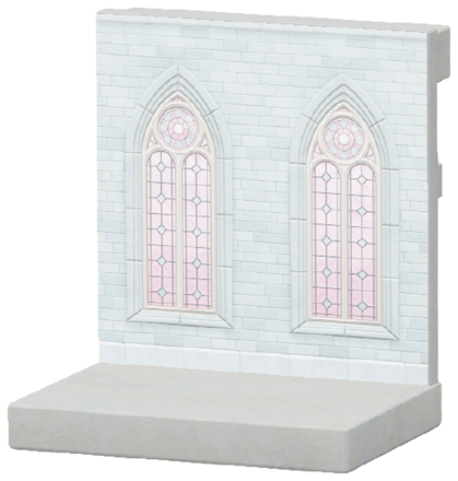 ACNH White Wedding Wall Image