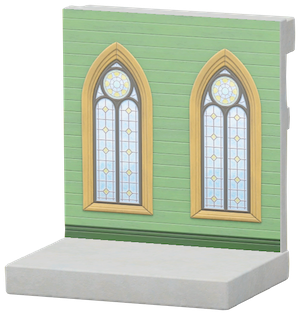 Green Wedding Wall Image