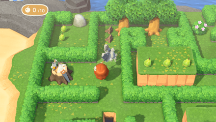 ACNH - May Day 2024 - Maze Solution 7