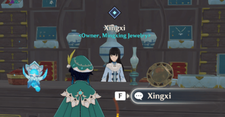 Genshin - Talk to Xingxi