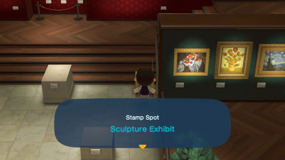 ACNH - Sculpture Exhibit