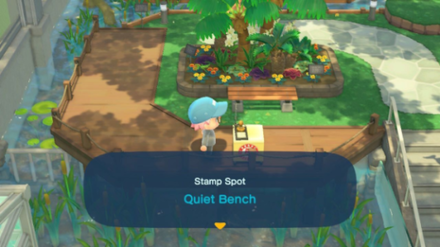 ACNH - Quiet Bench