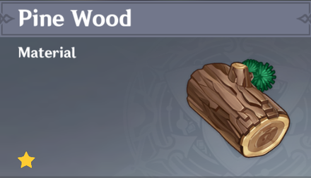Genshin Impact - How to Get Pine Wood and Effects