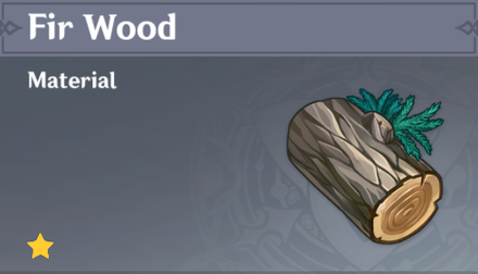 Genshin Impact - How to Get Fir Wood and Effects