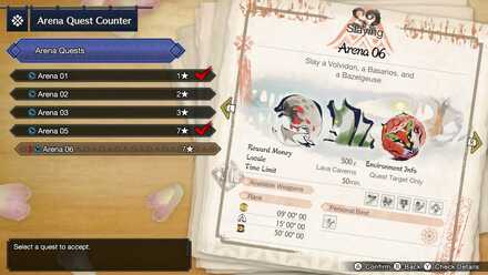 Monster Hunter Rise (MH Rise) - Arena 06 Quest