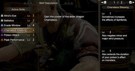 MH Rise - Chameleos Blessing armor skill is known to be useful against Kushala Daora