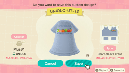 ACNH - Uniqlo Women - UT12