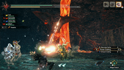 MH Rise - Teostra Aerial Sweeping Flamethrower