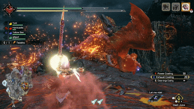 MH Rise - Teostra Circular Ground Explosion