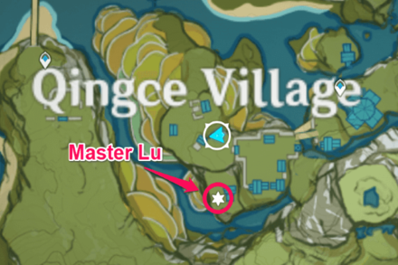 Genshin - Master Lu Map Location