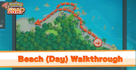 New Pokemon Snap - Beach (Day) Walkthrough: List of Pokemon and How to Unlock