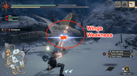 MH Rise - Bazelgeuse Wings Weakness Not Enraged